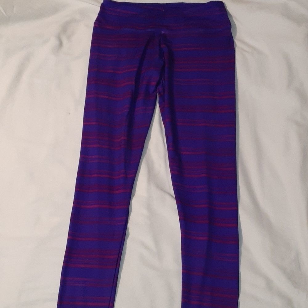 The Balance Collection Leggings Pink Purple Stripe